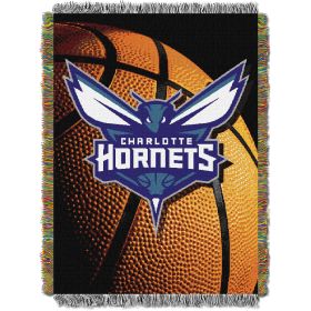 Hornets OFFICIAL National Basketball Association; "Photo Real" 48"x 60" Woven Tapestry Throw by The Northwest Company