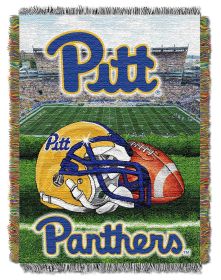 Pitts OFFICIAL Collegiate "Home Field Advantage" Woven Tapestry Throw