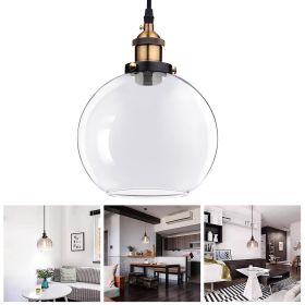 7.9 Ball Shape Glass Ceiling Light/Transperant