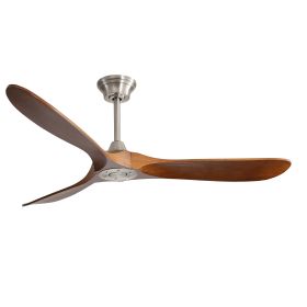 60 Inch Outdoor Ceiling Fan Without Light 3 ABS Blade with Smart APP Control