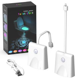 Rechargeable Toilet Small Induction Night Lamp (Option: USB-2 Pack)