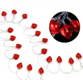 Love Lamp String LED Decorative Lamp Valentine's (Option: Red-6M 40light)