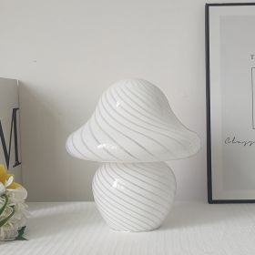 Home American Mushroom Decorative Lamp (Option: Twill white-UK)