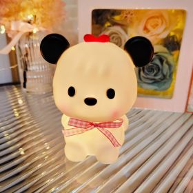 Cartoon Luminous Night Market Stall Led Small Night Lamp Christmas Gift (Option: Furry Mouse Pink Pink)