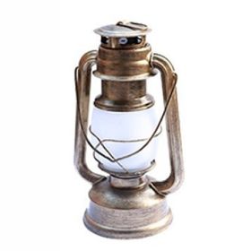 Multifunctional Dimmable LED Retro Flame Camping Tent Light (Option: Vintage Gold)