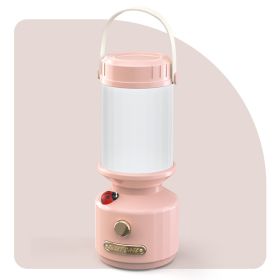 Creative Bedside Lamp Bedroom Rechargeable Sleeping Led Ladybug Simple Camping Night Light (Option: 2W-Pink-USB)