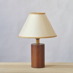 Fashion Personalized Bedroom Bedside Lamp (Option: Beige Cover E14)