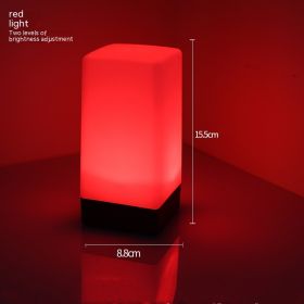 Bar Table Lamp Atmosphere Desk Lamp Led Colorful Lights (Option: Red Light Charger)