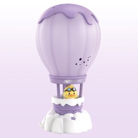 Cartoon Balloon USB Charging Table Lamp Eye Protection (Option: Balloon Table Lamp Purple-USB)