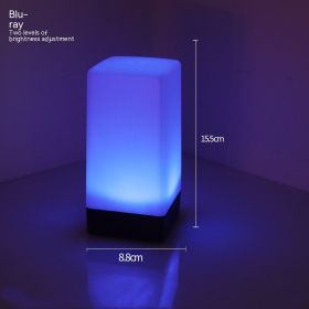 Bar Table Lamp Atmosphere Desk Lamp Led Colorful Lights (Option: Blue Light Charger)