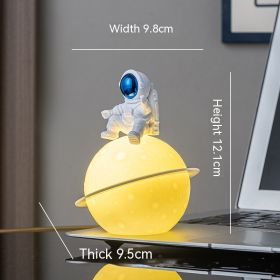 Astronaut Small Night Lamp Table Decoration Atmosphere Ornaments (Option: Blue Astronaut Planet Light)