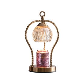 Timed Dimming New Melting Wax Home Decorative Table Lamp (Option: EU Timing Dimming-Bronze)