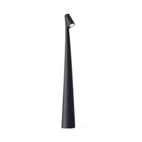 High Foot Charging Decoration Small Night Lamp Creative Ambience Light (Option: 5x35CM-Black)