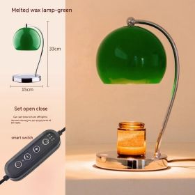 Dopamine Fragrance Lamp Wax Melting Lamp Bedroom Bedside Lamp Advanced Sense Ambience Light Gift Decoration Night Light (Option: Green Timer Switch-AU)