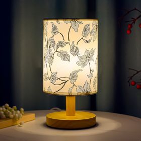 Cozy Table Lamp Bedroom Bedside Chinese Style Literary Decoration B & B Led Night Simple (Option: Warm Light Button-Golden Branch)