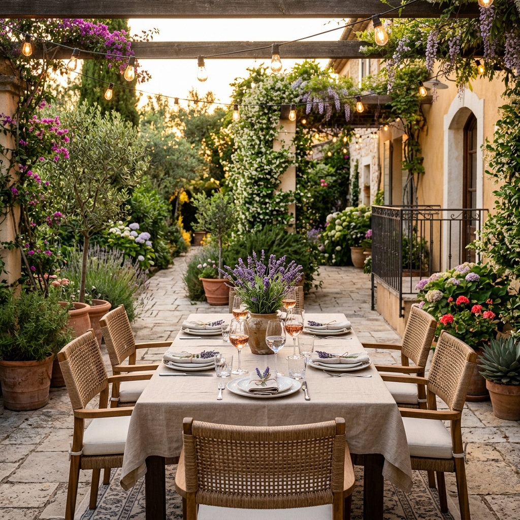 Outdoor patio dining