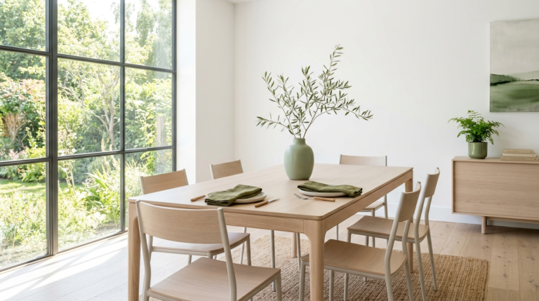 A Summer Feast: Minimalist Dining Room Elegance