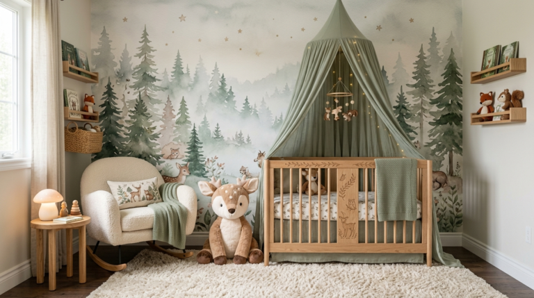 Whimsical Forest Nursery DIY Showcase for a Magical Childhood