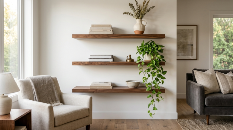 How to Build Custom Floating Shelves in a Single Weekend Easily