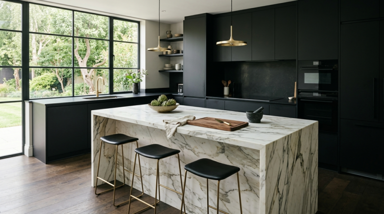 How to Design a Luxurious Black Kitchen Without Making It Feel Dark
